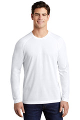 Sport-Tek ® PosiCharge ® Long Sleeve Tri-Blend Wicking Raglan Tee ST400LS