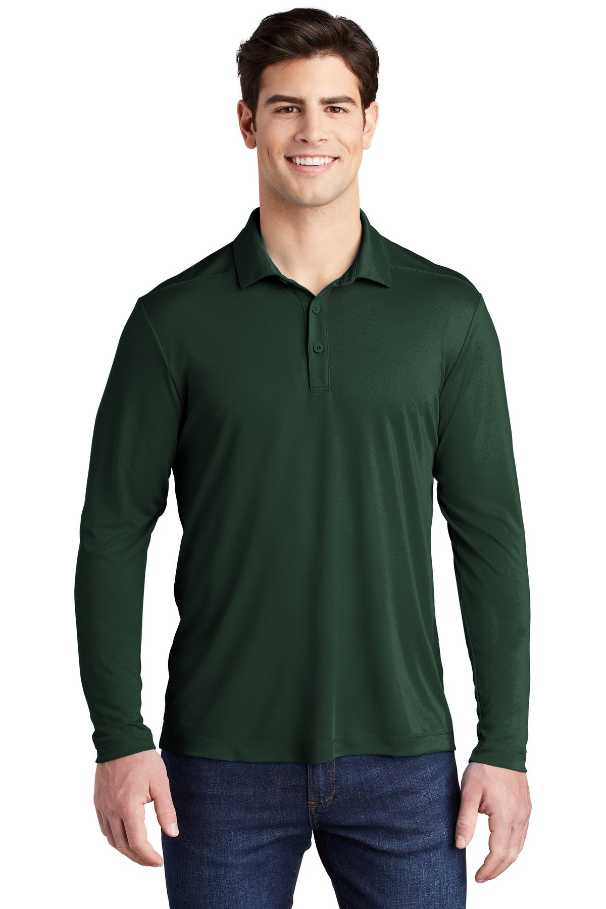 Sport-Tek ®  Posi-UV®  Pro Long Sleeve Polo. ST520LS