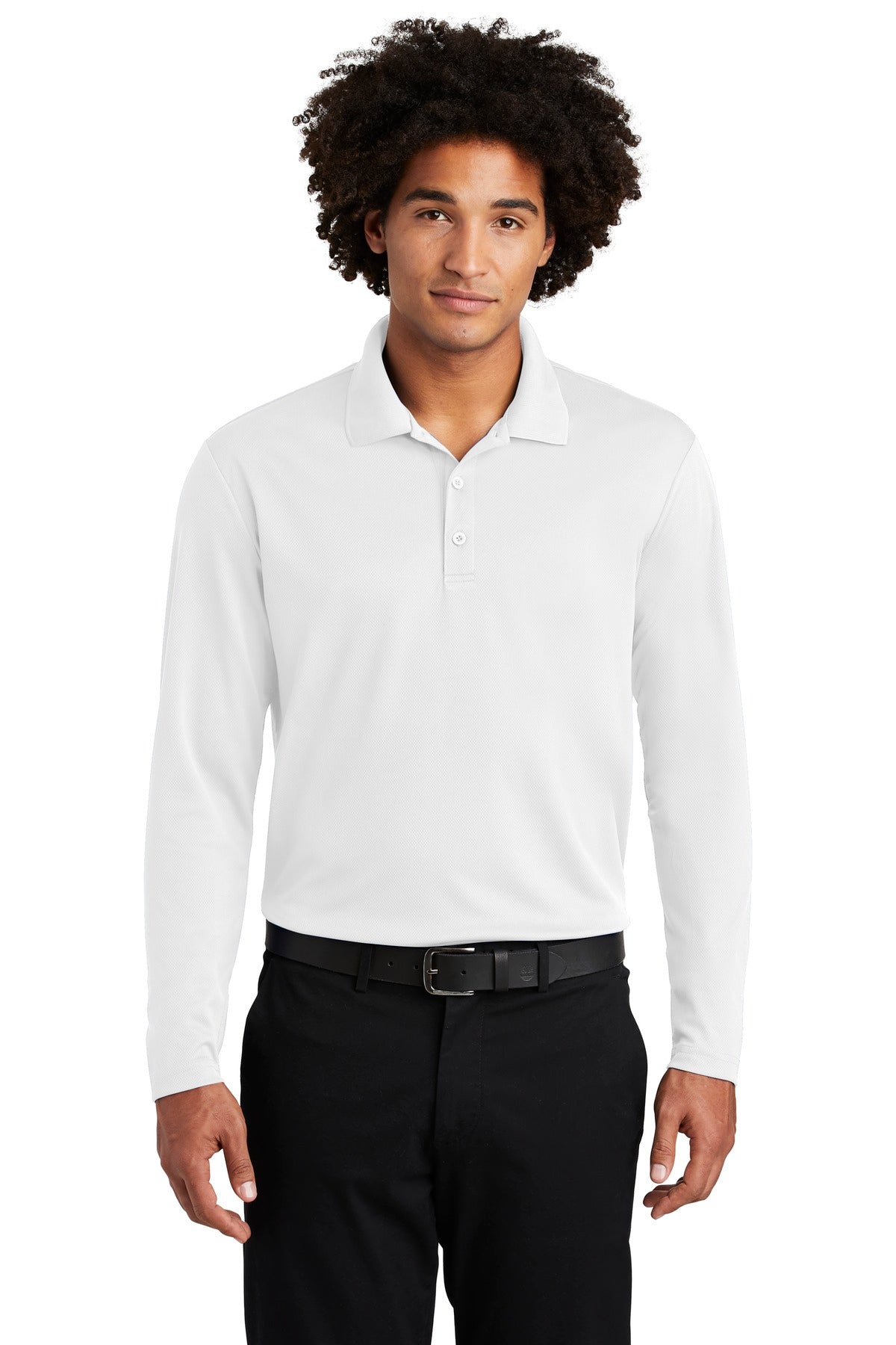 Sport-Tek ® PosiCharge ® RacerMesh ® Long Sleeve Polo. ST640LS