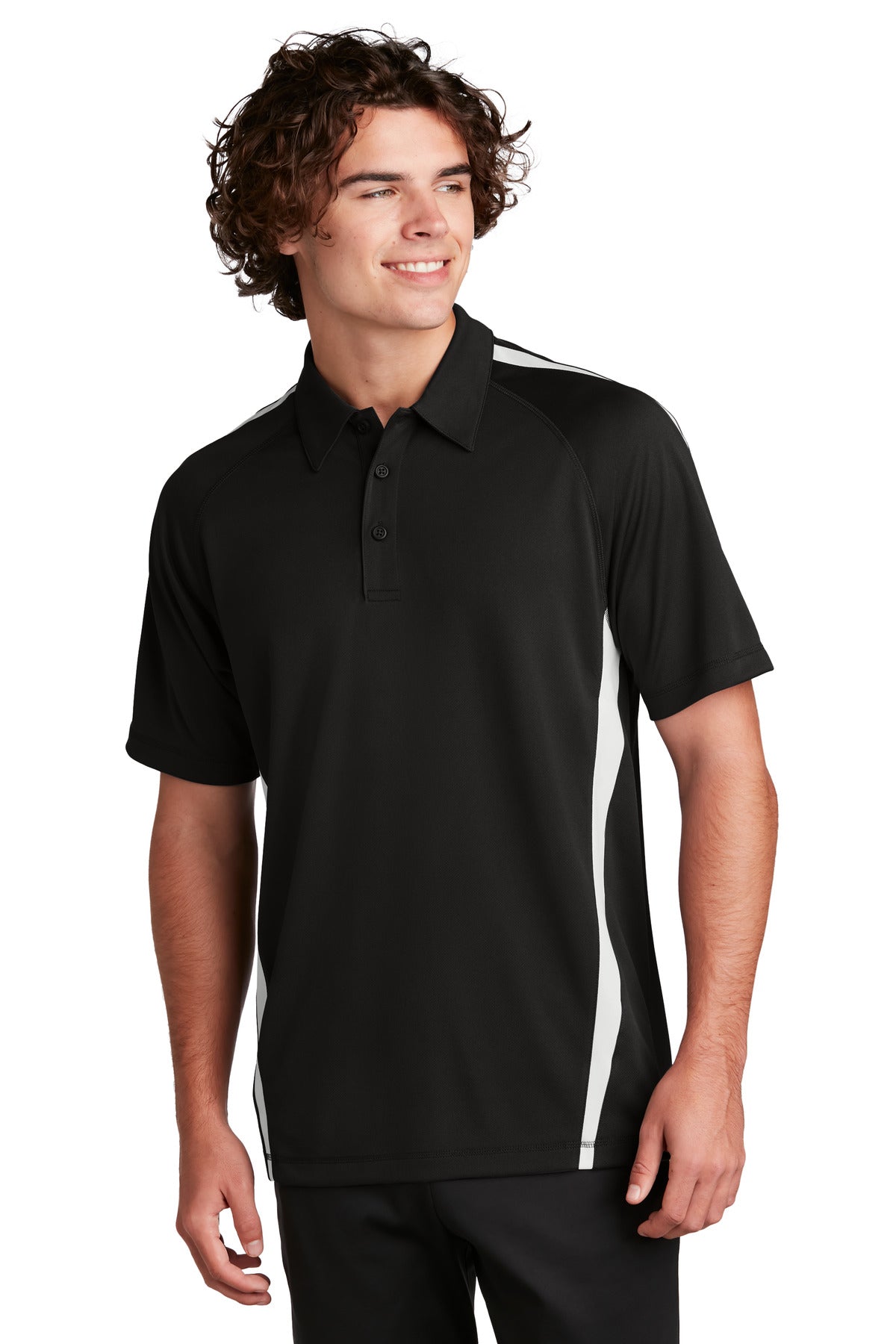 Sport-Tek® PosiCharge® Micro-Mesh Colorblock Polo. ST685