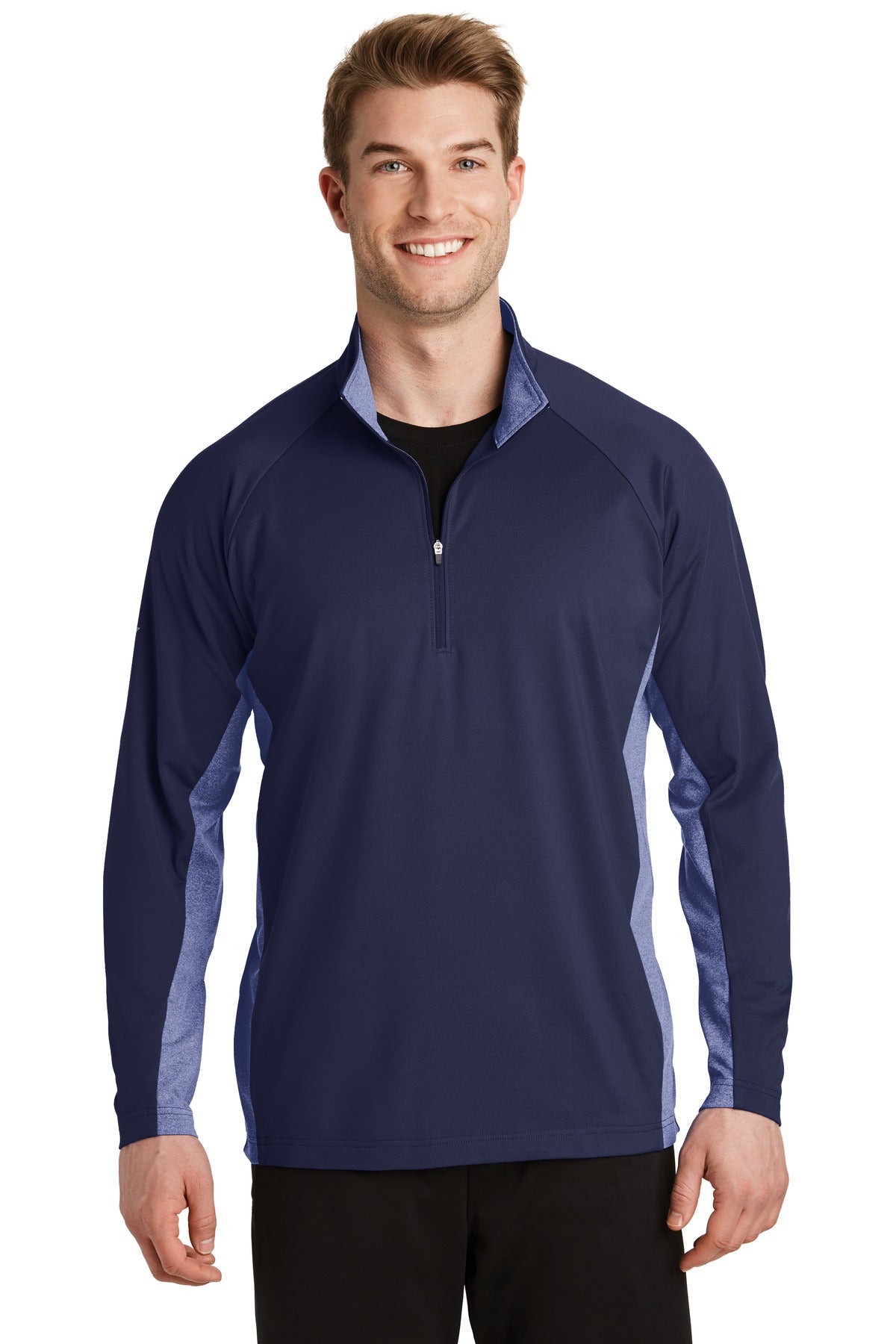 Sport-Tek® Sport-Wick® Stretch Contrast 1/4-Zip Pullover. ST854