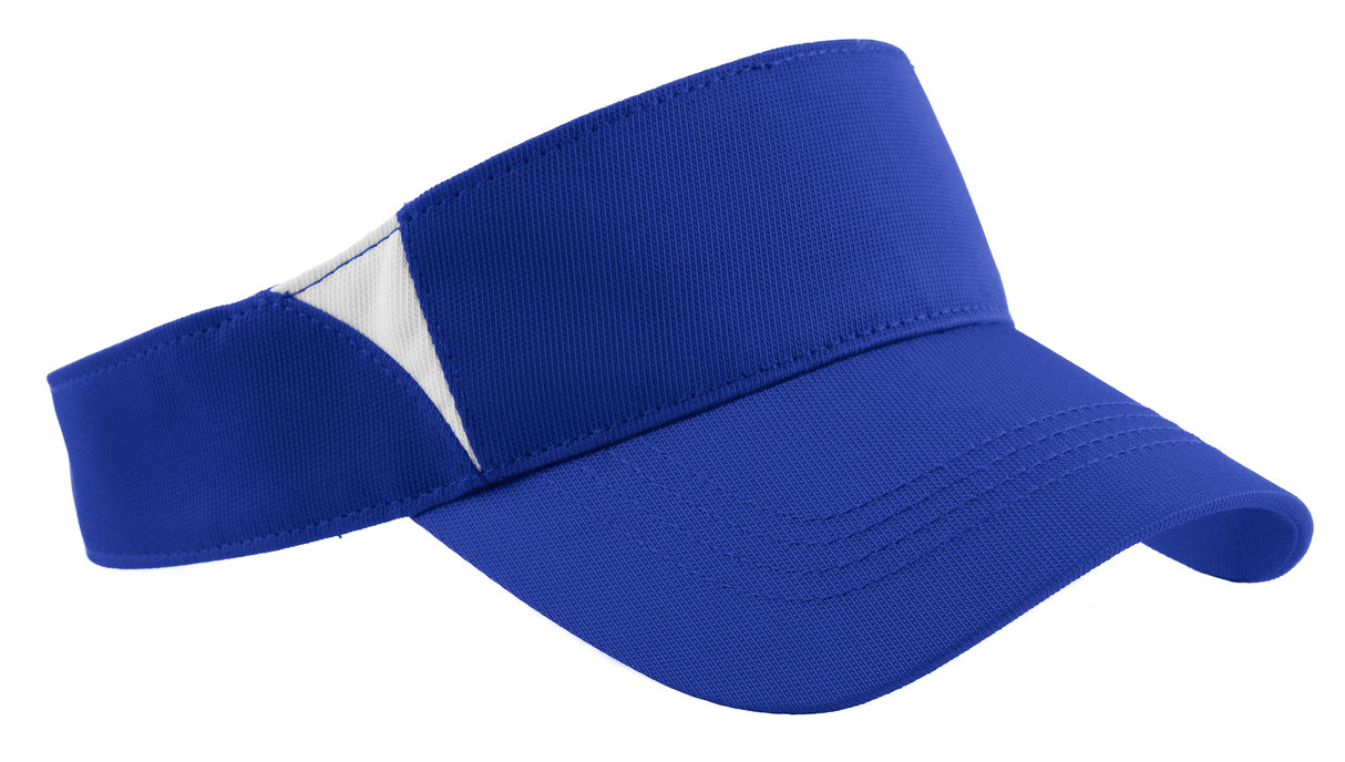 Sport-Tek® Dry Zone® Colorblock Visor.  STC13