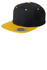 Sport-Tek® Yupoong® Flat Bill Snapback Cap. STC19