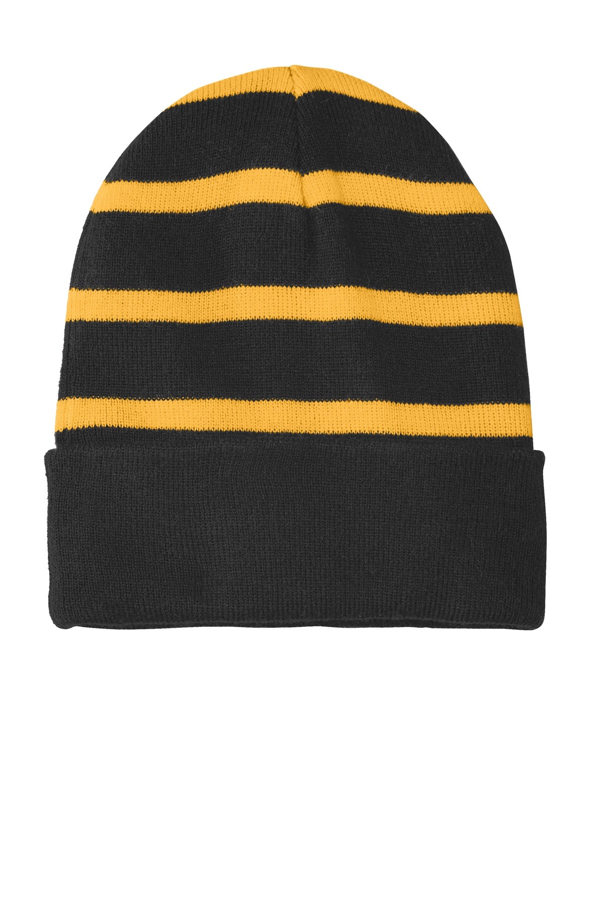 Sport-Tek® Striped Beanie with Solid STC31