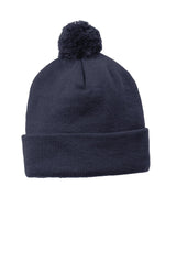 Sport-Tek ® Solid Pom Pom Beanie. STC37