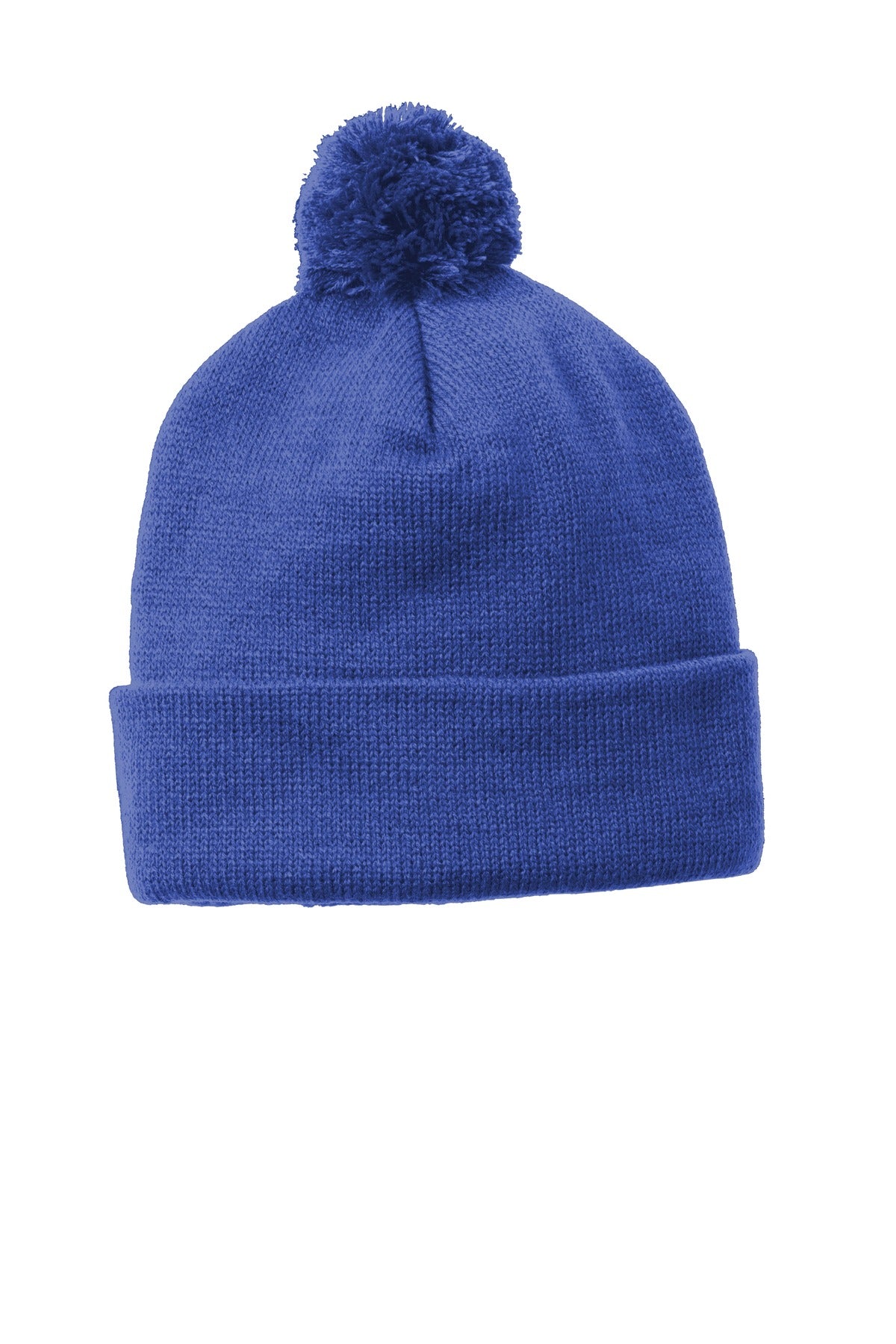 Sport-Tek ® Solid Pom Pom Beanie. STC37