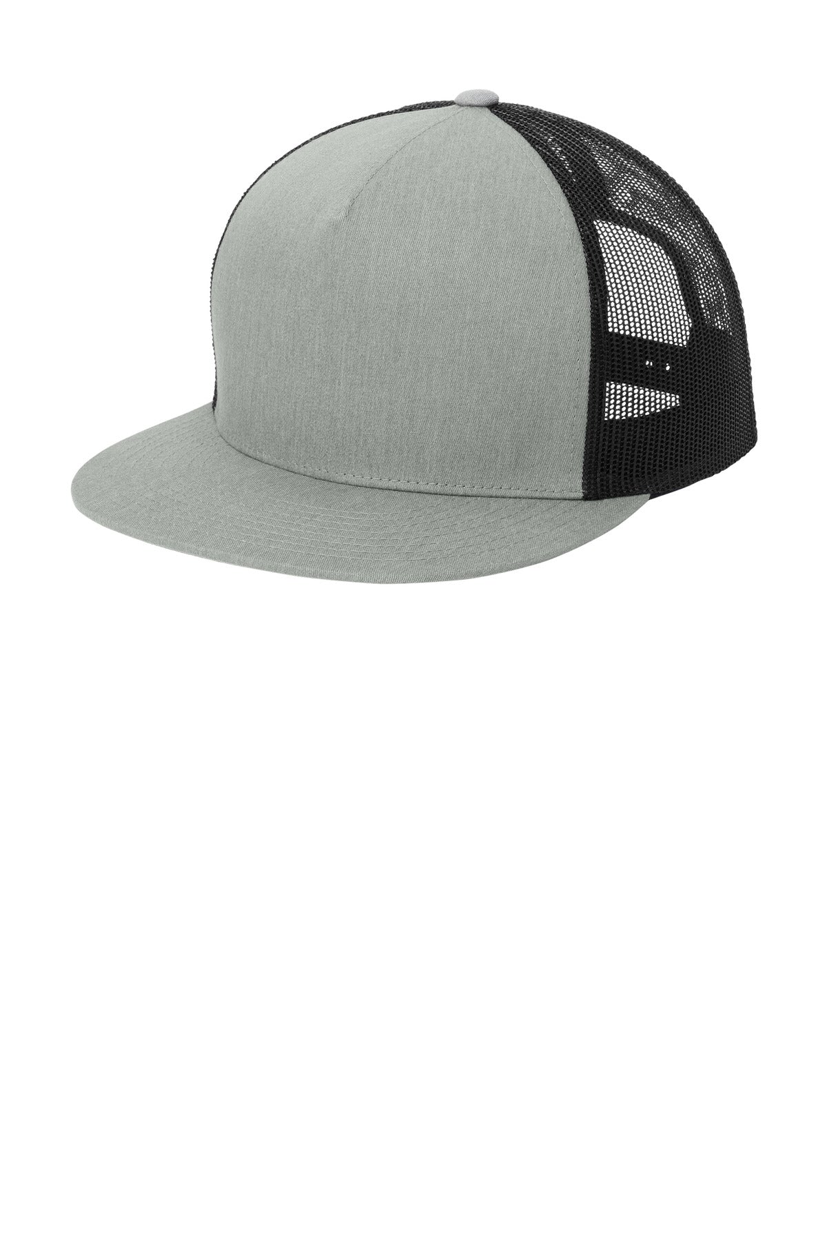 Sport-Tek ® Yupoong ® 5-Panel Classic Trucker Mesh Back Cap. STC38