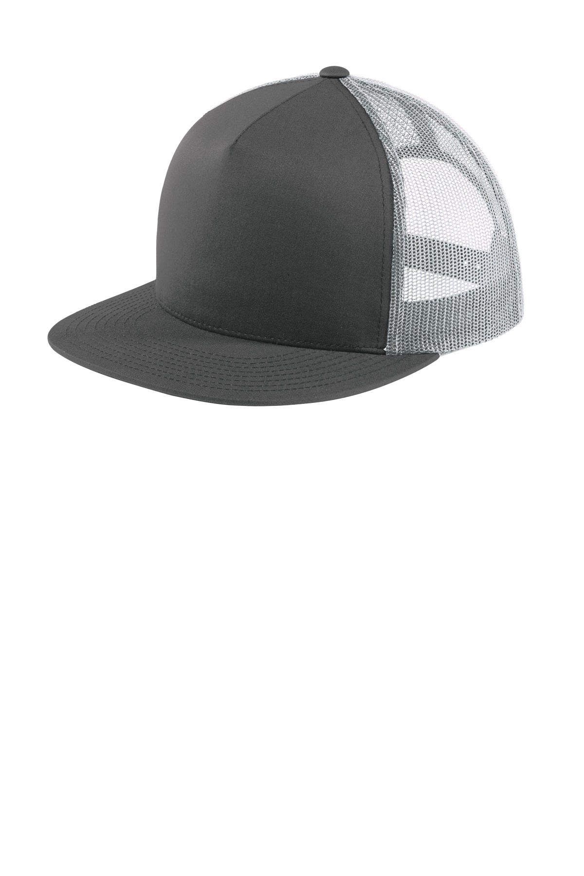 Sport-Tek ® Yupoong ® 5-Panel Classic Trucker Mesh Back Cap. STC38