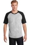 Sport-Tek® Short Sleeve Colorblock Raglan Jersey. T201