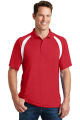 Sport-Tek® Dry Zone® Colorblock Raglan Polo. T476