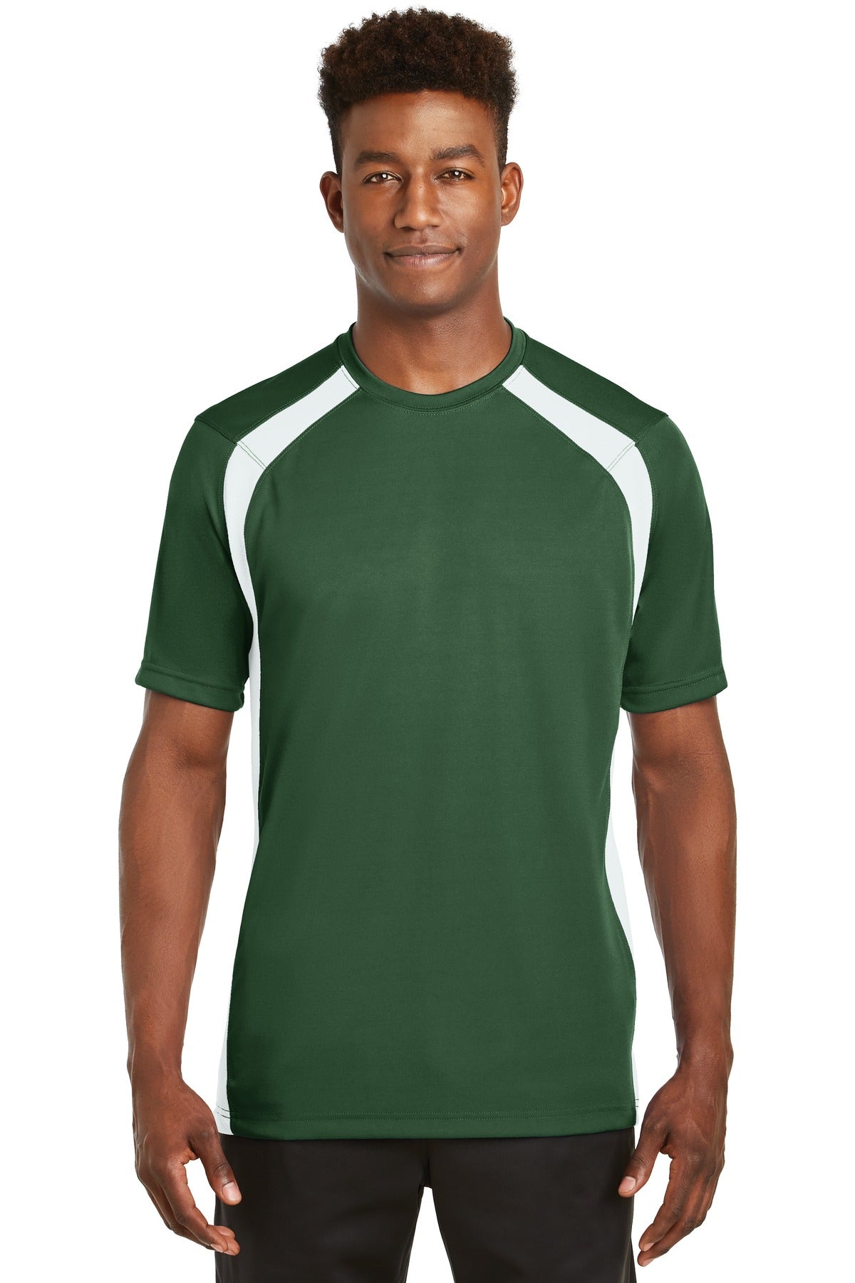 Sport-Tek® Dry Zone® Colorblock Crew. T478