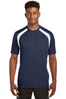 Sport-Tek® Dry Zone® Colorblock Crew. T478