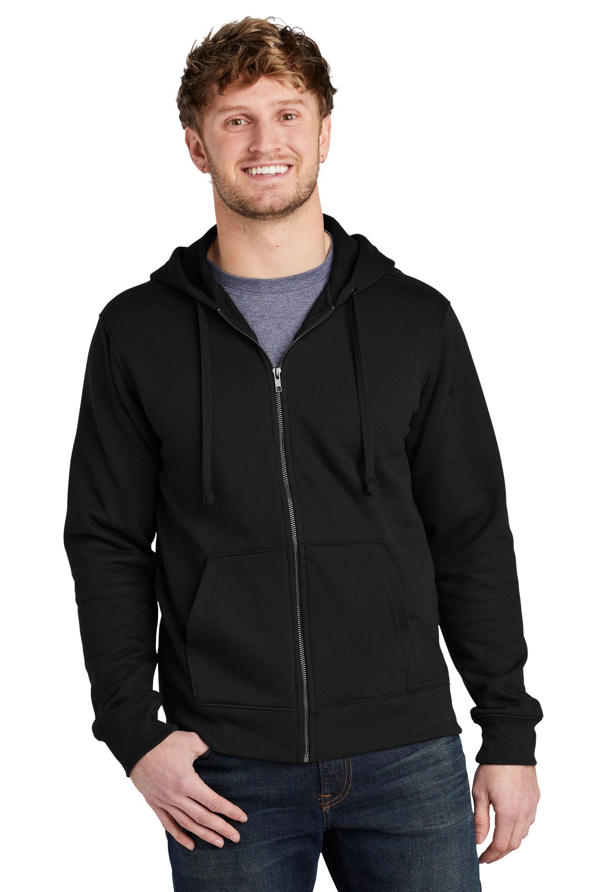 Volunteer Knitwear™ Chore Fleece Full-Zip Hoodie VL130ZH