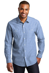 Port Authority® Slub Chambray Shirt. W380