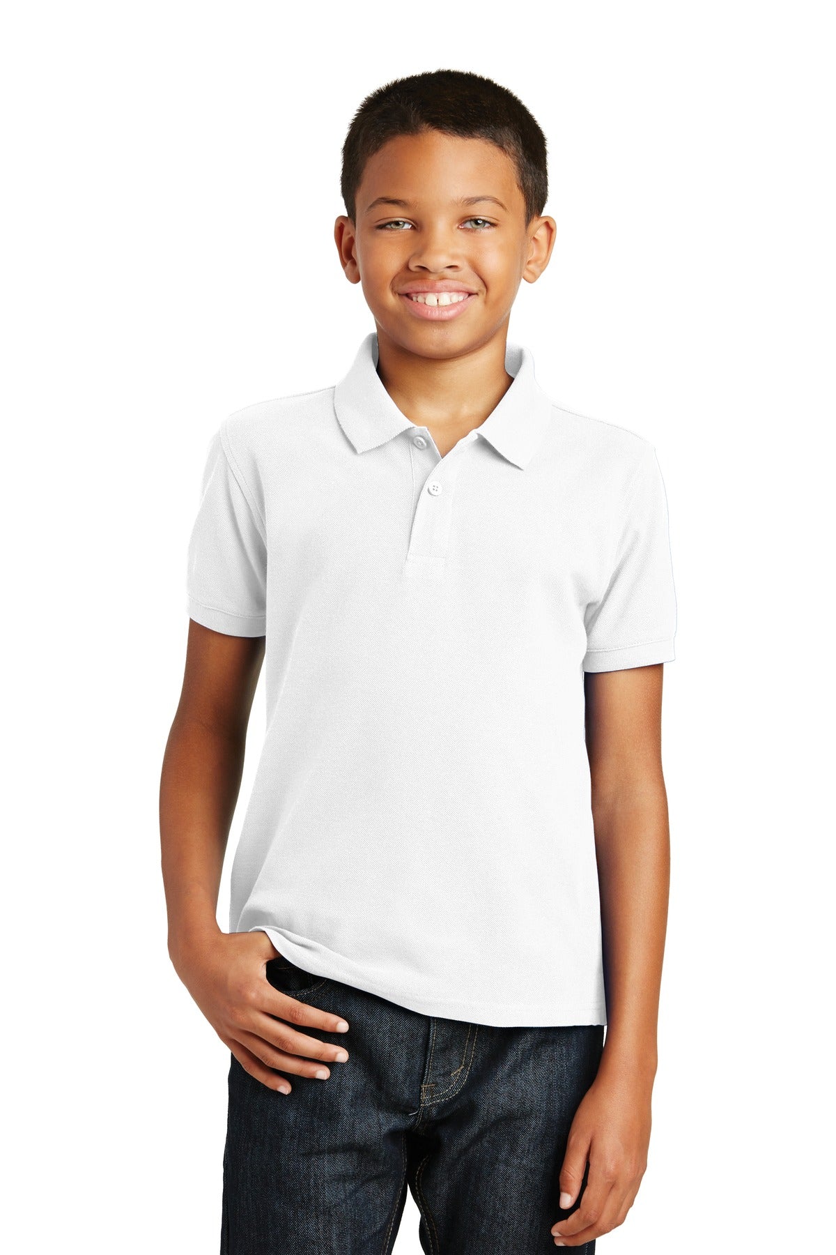 Port Authority® Youth Core Classic Pique Polo. Y100