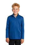 Sport-Tek ® Youth PosiCharge ® Competitor ™ 1/4-Zip Pullover. YST357