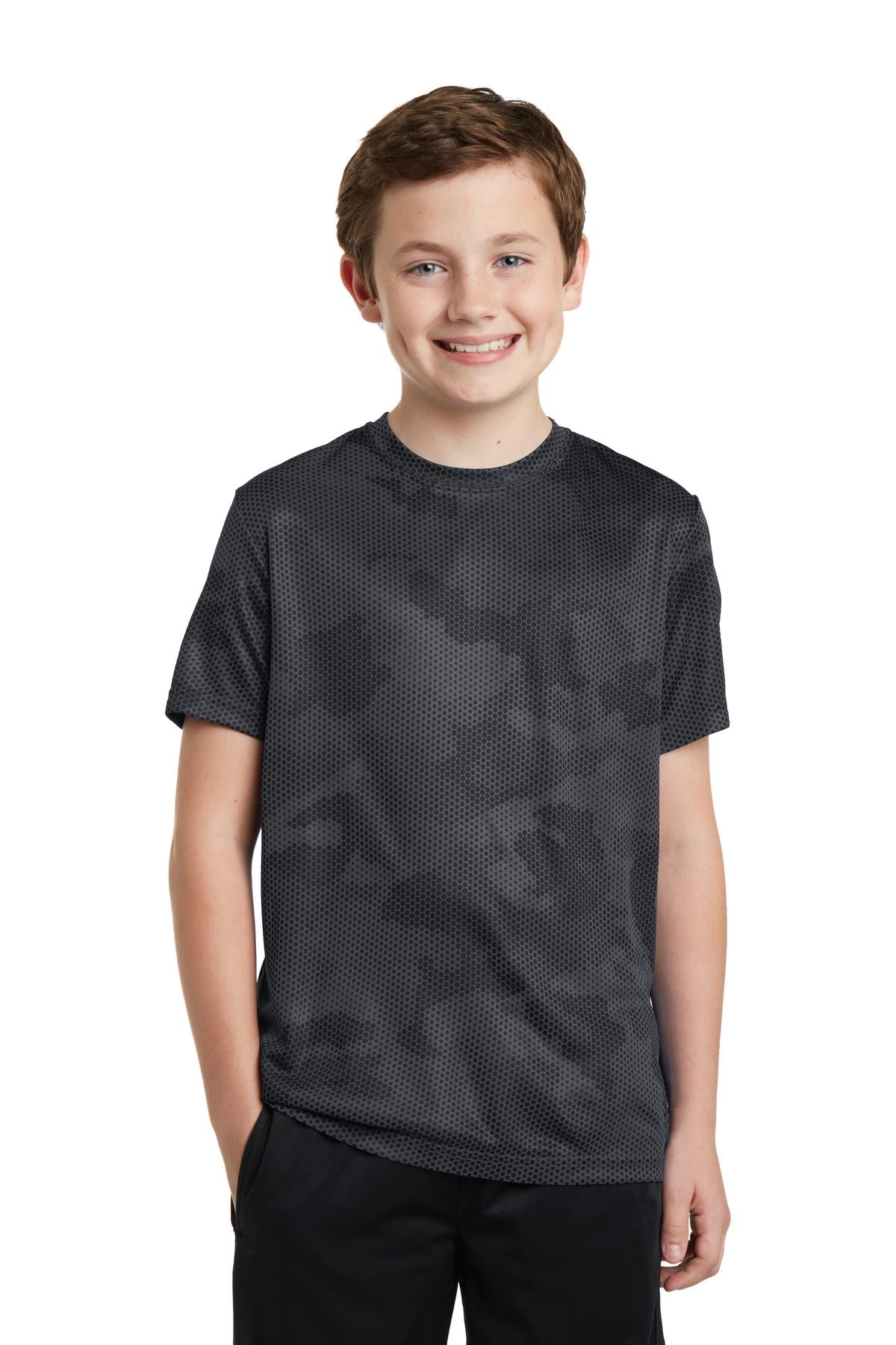 Sport-Tek® Youth CamoHex Tee. YST370