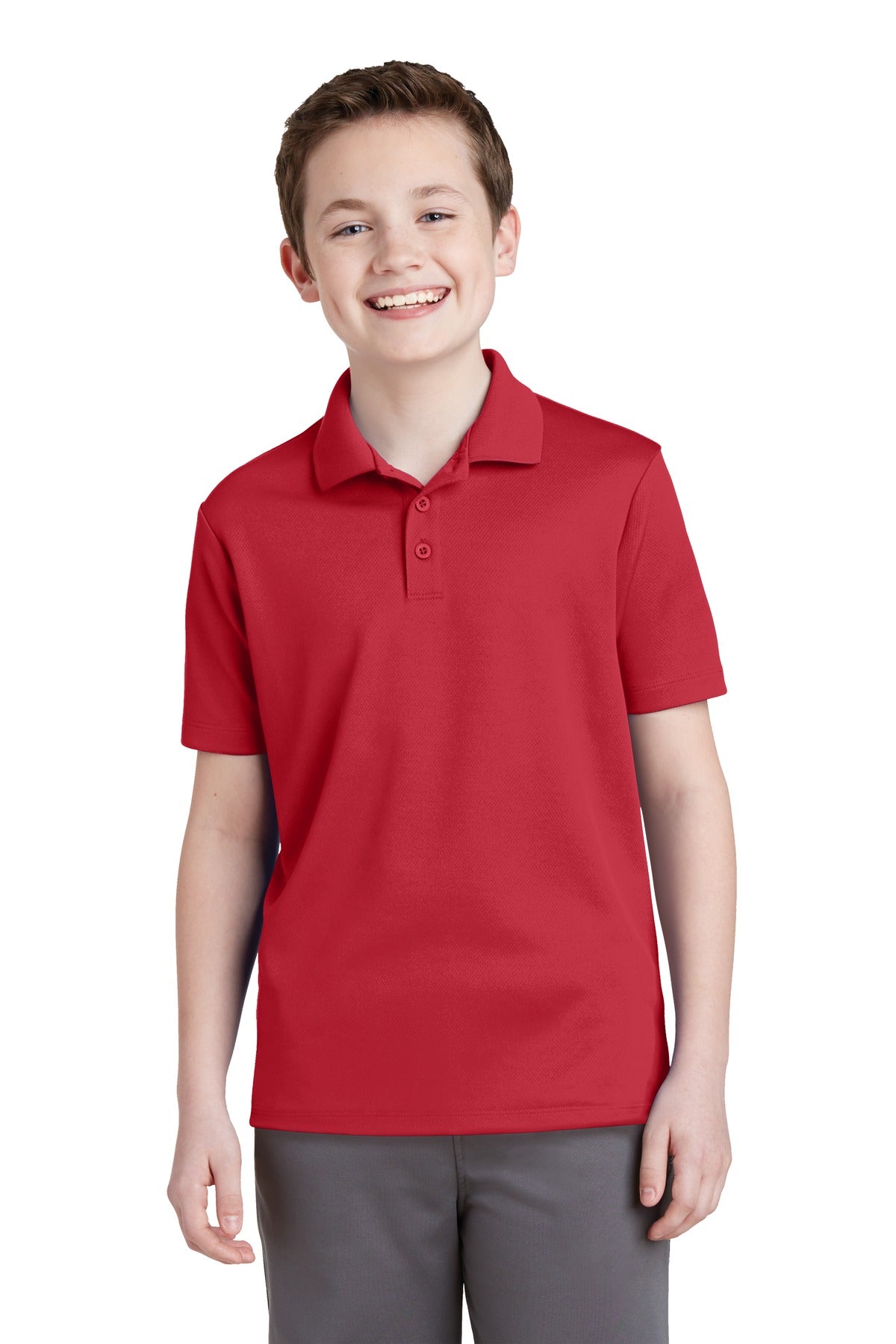 Sport-Tek® Youth PosiCharge® RacerMesh® Polo. YST640