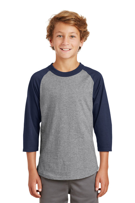 Sport-Tek® Youth Colorblock Raglan Jersey.  YT200