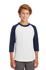 Sport-Tek® Youth Colorblock Raglan Jersey.  YT200