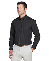 Devon & Jones Men's Crown Collection® Solid Broadcloth Woven Shirt