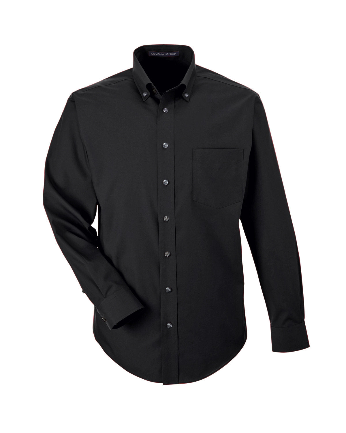 Devon & Jones Men's Crown Collection® Solid Broadcloth Woven Shirt