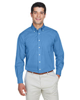 Devon & Jones Men's Crown Collection® Solid Broadcloth Woven Shirt