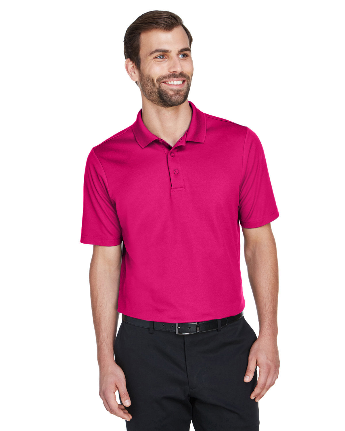 Devon & Jones CrownLux Performance® Men's Plaited Polo