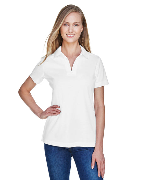 Devon & Jones CrownLux Performance® Ladies' Plaited Polo